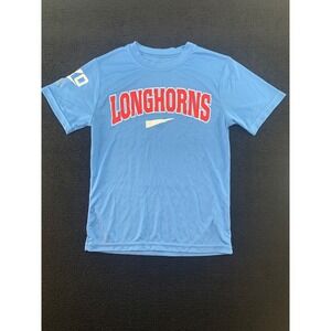 Youth Holloway Longhorns Athletic T‎ Shirt Performance Dry Excel Blue Size S